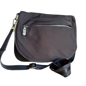 House of Harlow 1960 Nicole Richie Black Nylon Crossbody Shoulder Bag